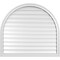 Ekena Millwork Round Top Surface Mount PVC Gable Vent: Functional, w/ 2"W x 1-1/2"P Brickmould Frame, 40"W x 36"H GVPRT40X3602SF - alternate 1